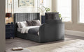 Clara Side Lift Ottoman TV Bed - Dark Grey