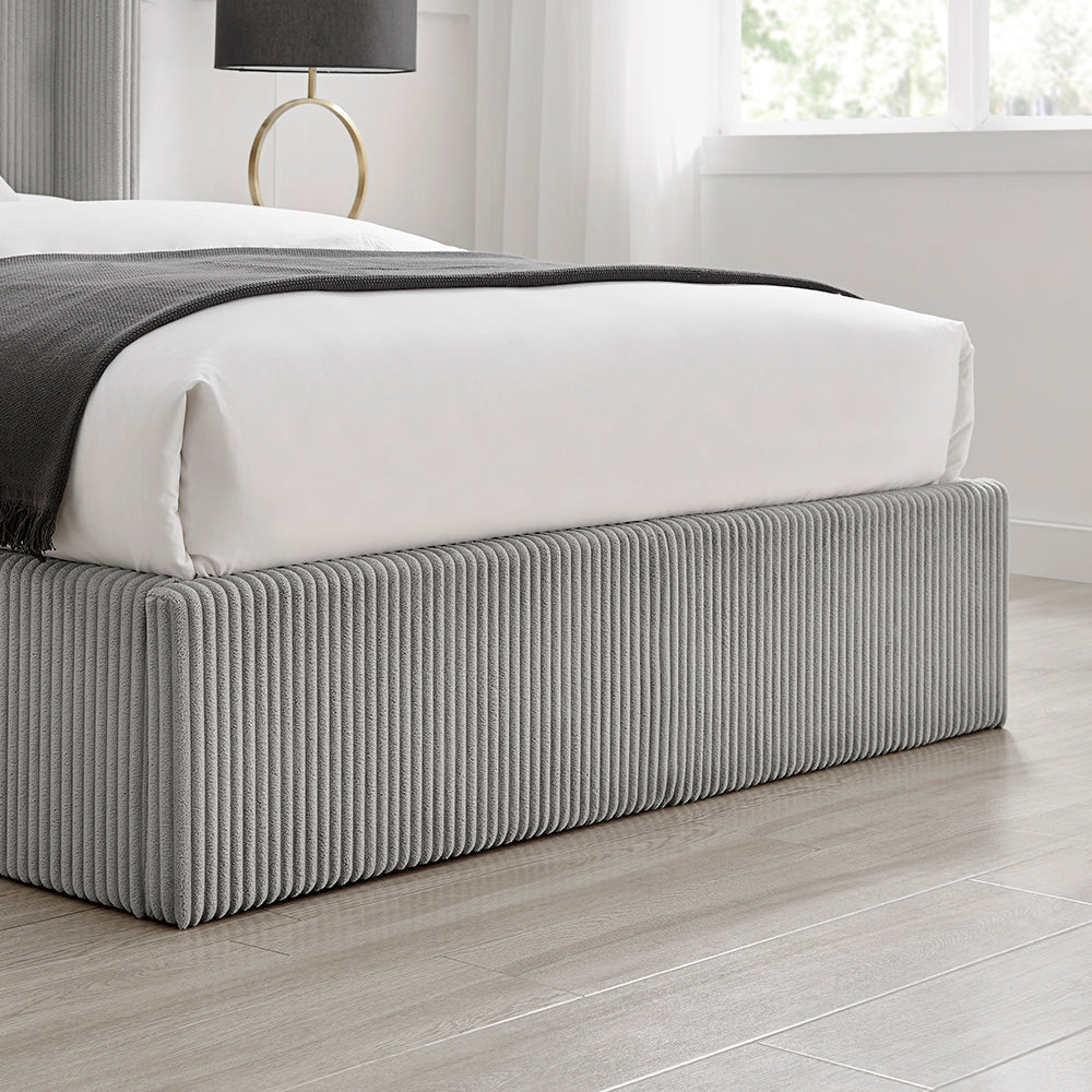 Gemini Cord Storage Bed Grey