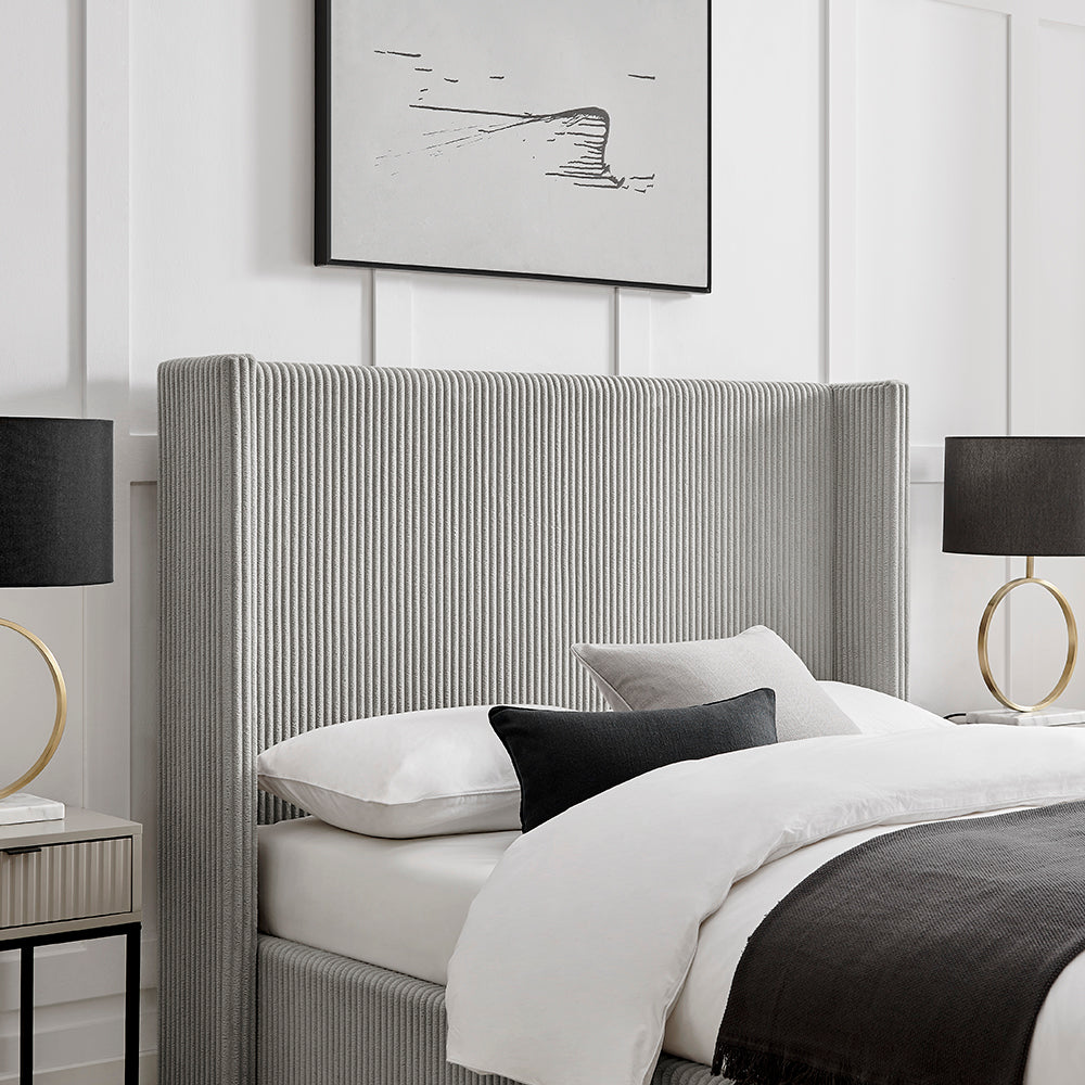 Gemini Cord Storage Bed Grey