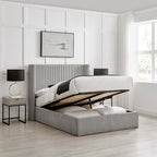 Gemini Cord Storage Bed Grey