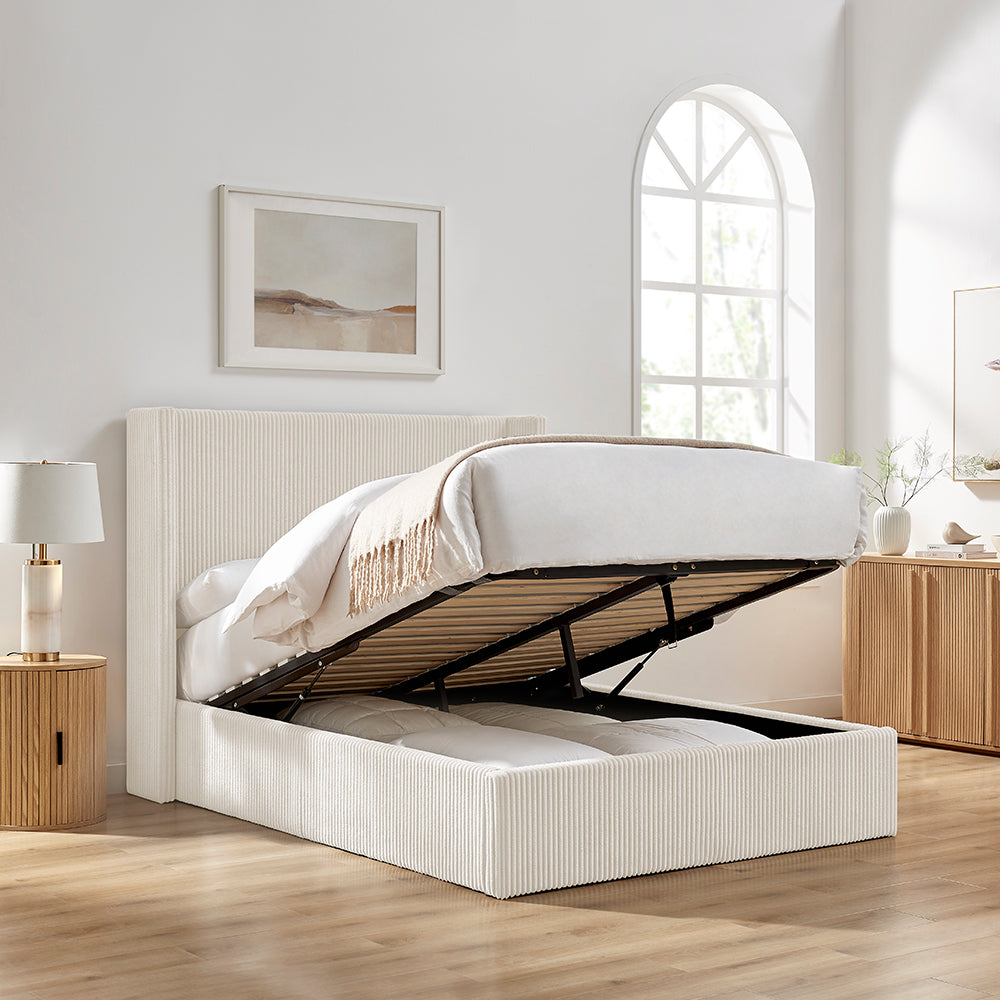 Gemini Cord Storage Bed Natural