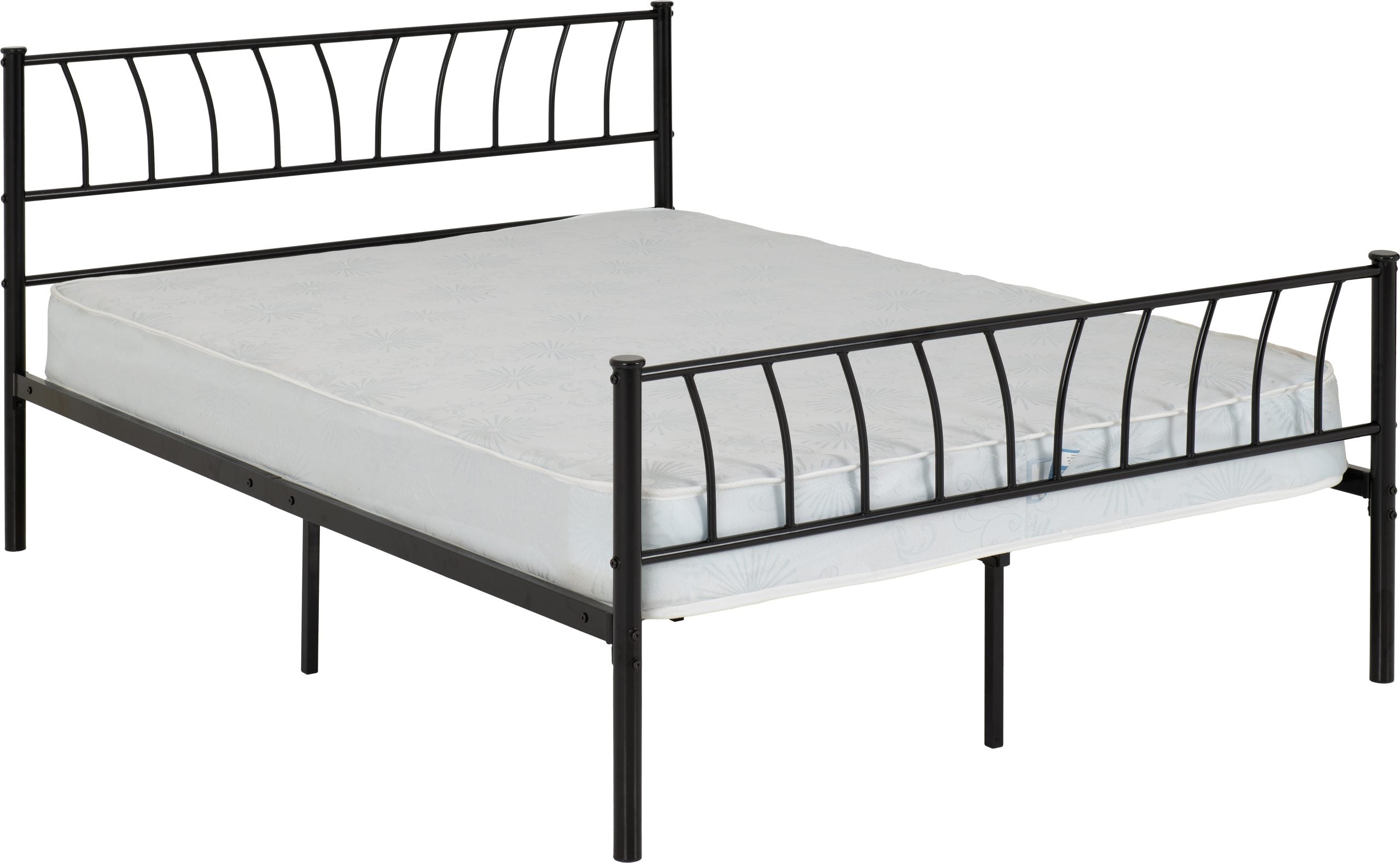 Harlow Metal Bed-Black