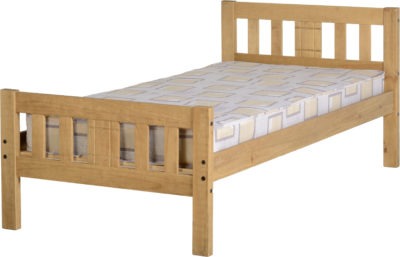 Rio Bed Distressed Waxed Pine