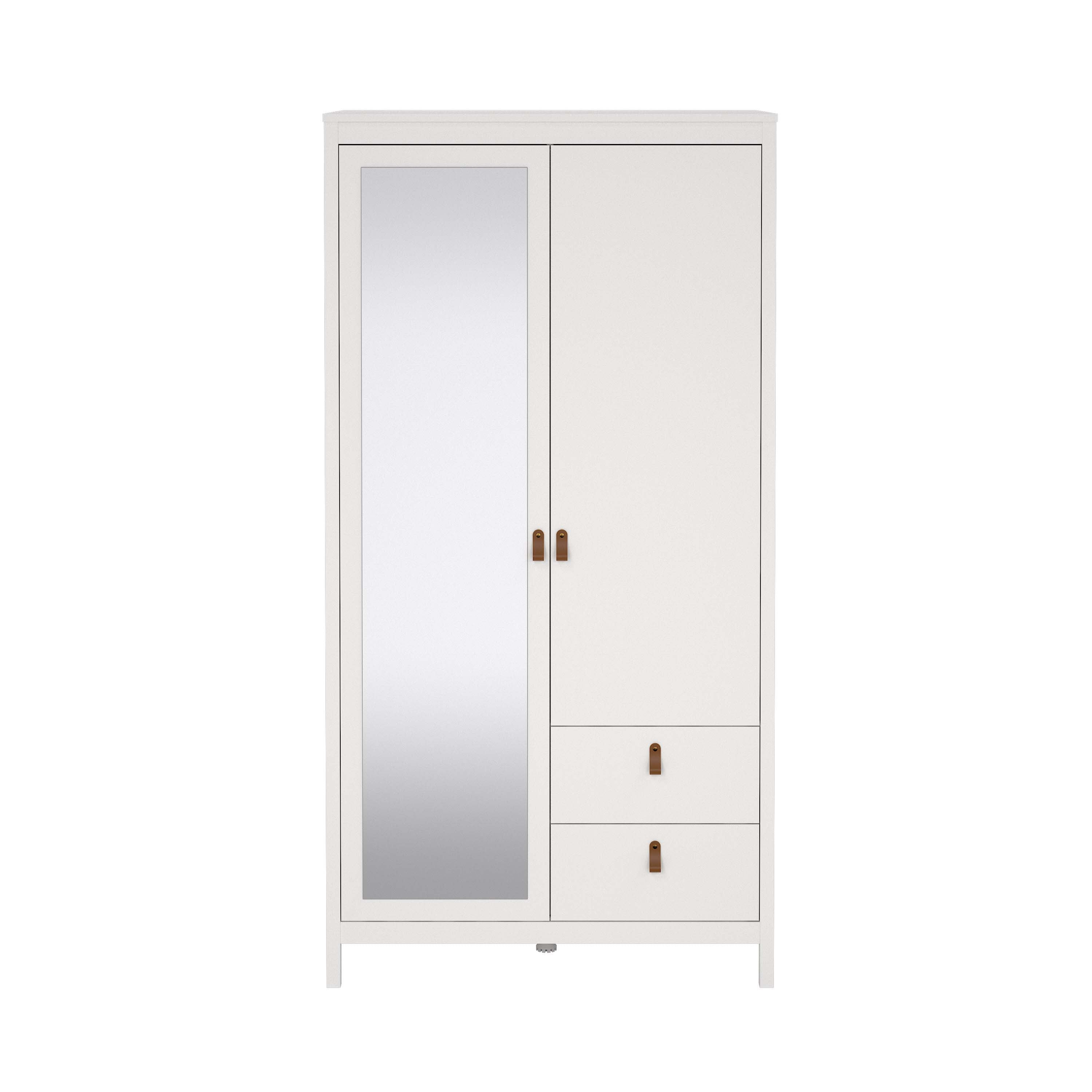 Madrid Wardrobe with 1 door + 1 mirror door + 2 drawers