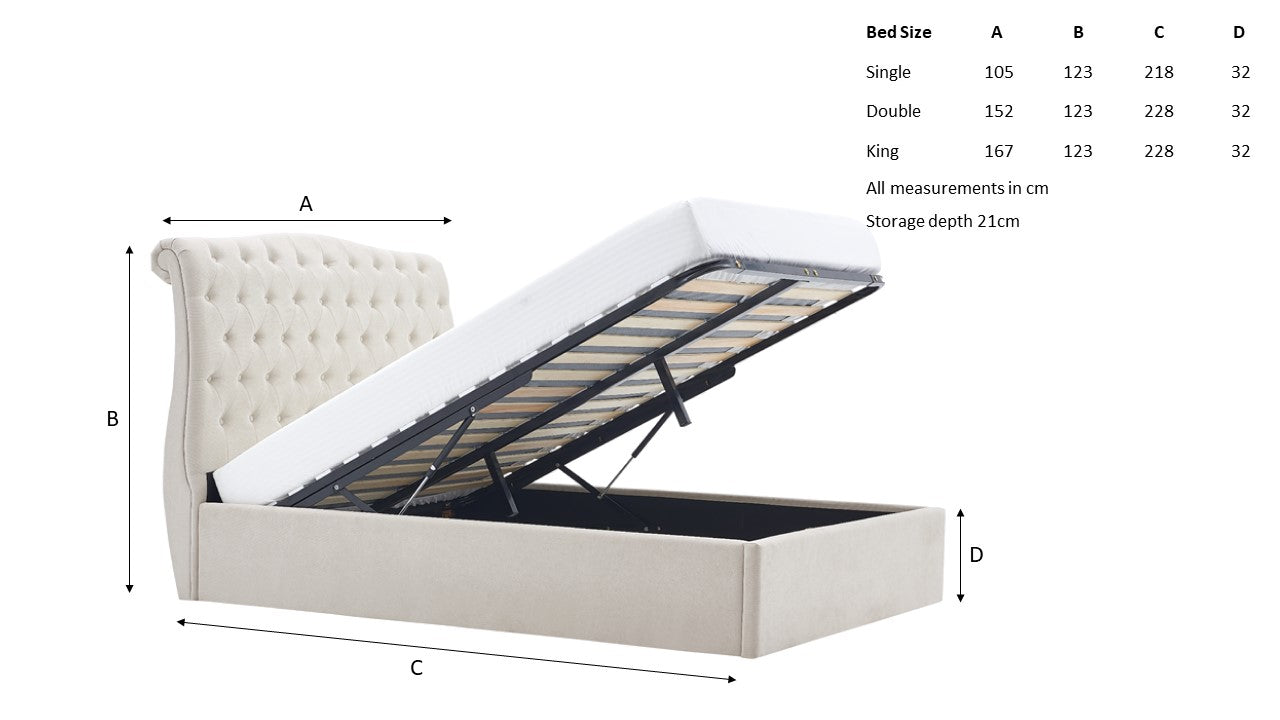 Rosa Natural Storage