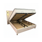 Ferro Storage Bed with built-in LED Lights (Gas-Lift)